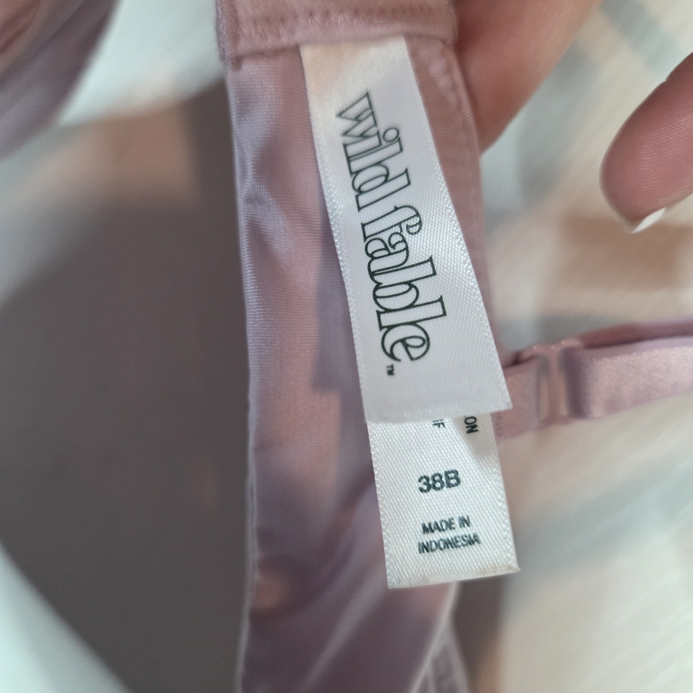 Wild Fable Soft Lilac Lace Bra - Picture 5 of 6